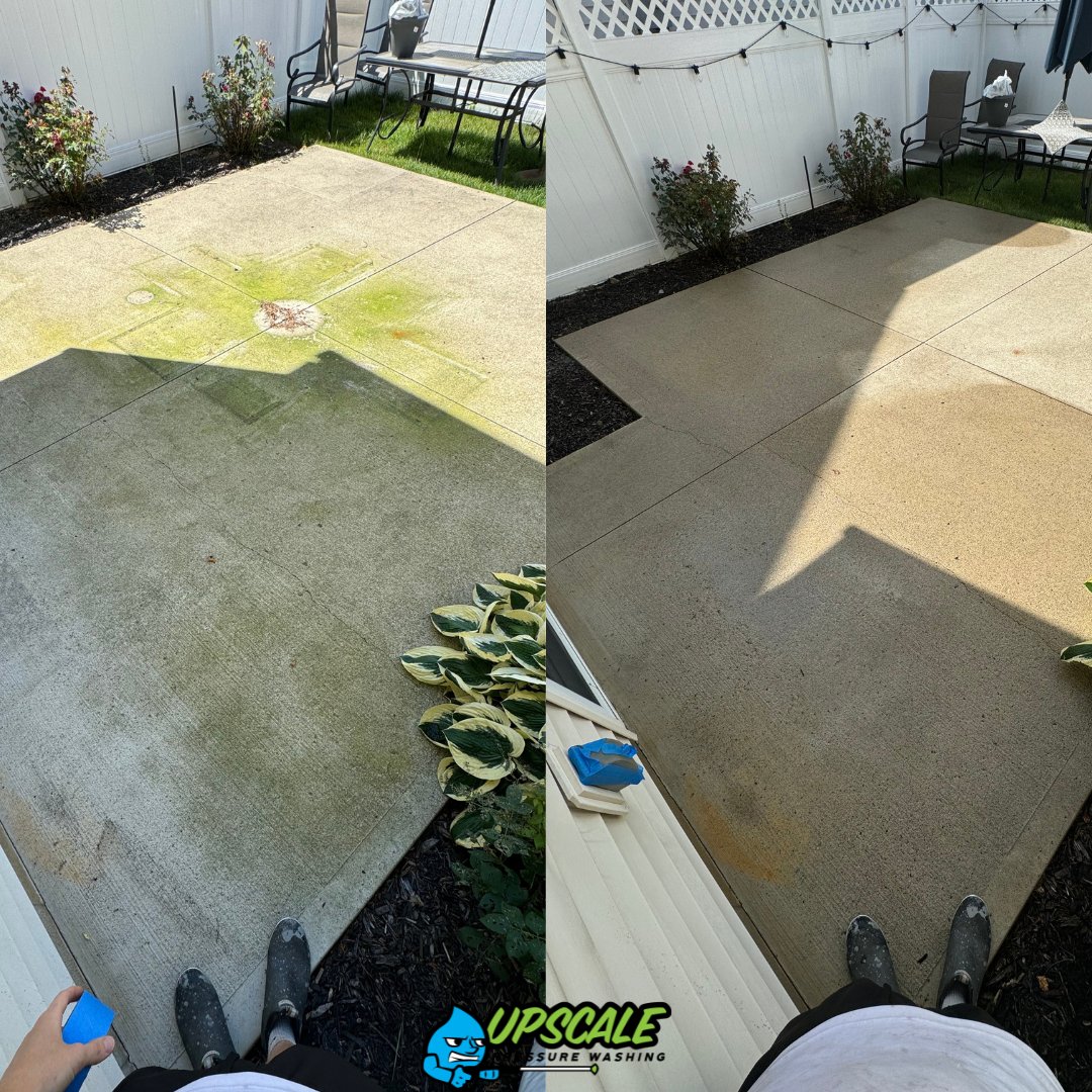 Power Washing before and after — Columbus, Ohio